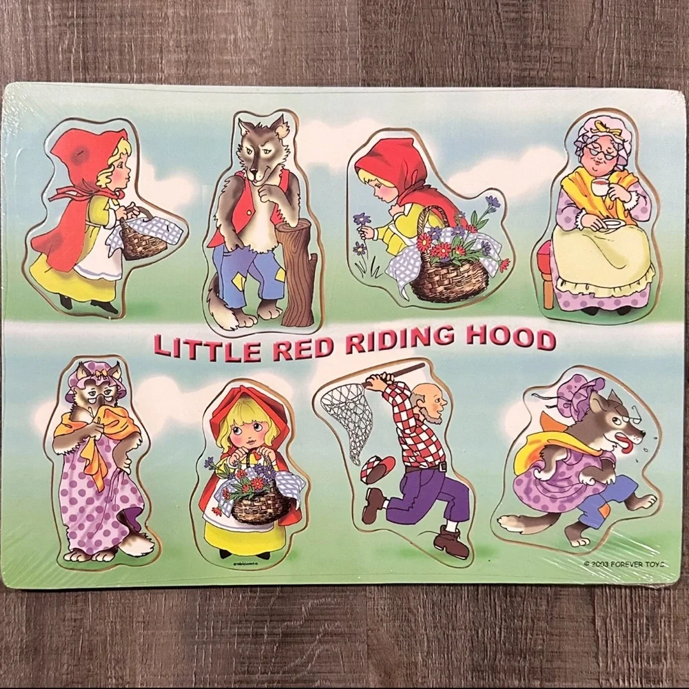 💞 New Wooden Red Riding Hood Jigsaw Puzzle